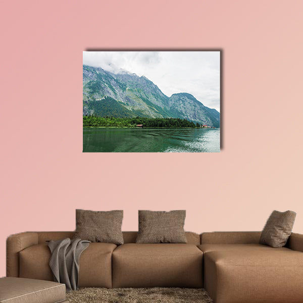 The Alpsee is a lake in Bavaria, Germany multi panel canvas wall art