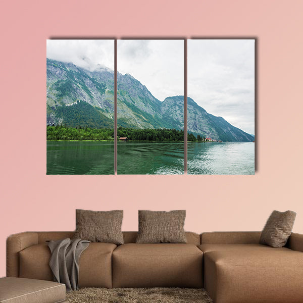 The Alpsee is a lake in Bavaria, Germany multi panel canvas wall art