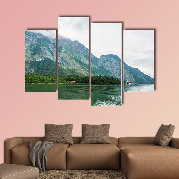 The Alpsee is a lake in Bavaria, Germany multi panel canvas wall art