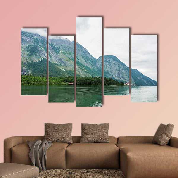 The Alpsee is a lake in Bavaria, Germany multi panel canvas wall art