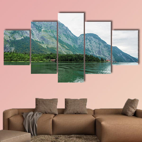The Alpsee is a lake in Bavaria, Germany multi panel canvas wall art