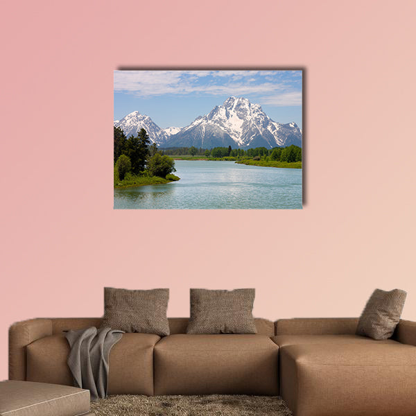 Mt. Moran at Oxbow Bend in the Grand Teton National Park wall art