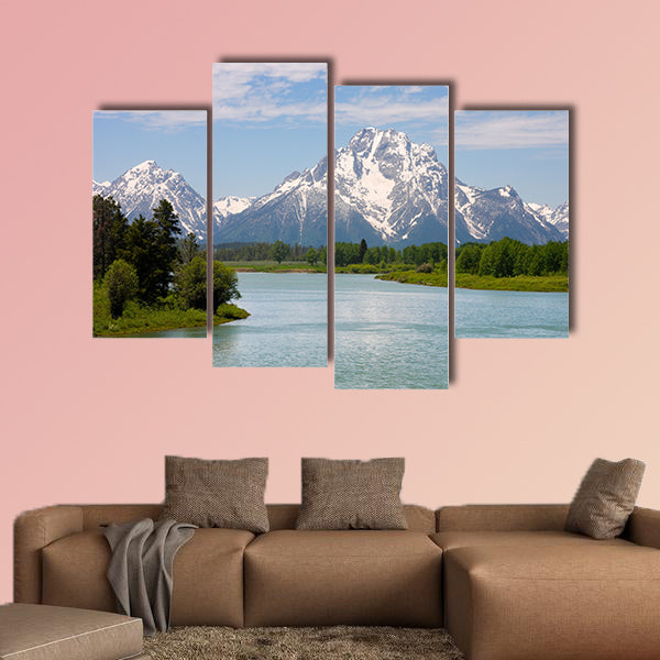 Mt. Moran at Oxbow Bend in the Grand Teton National Park wall art