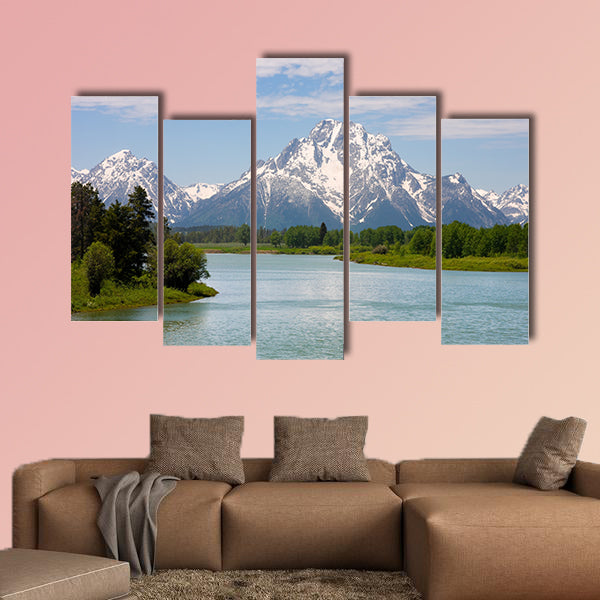 Mt. Moran at Oxbow Bend in the Grand Teton National Park wall art