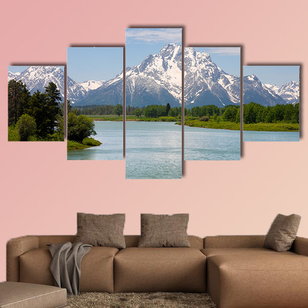 Mt. Moran at Oxbow Bend in the Grand Teton National Park wall art