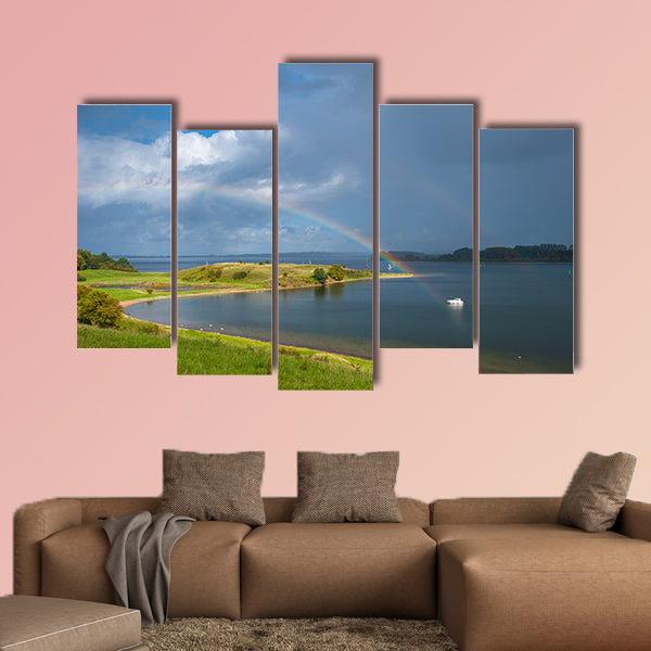 Landscape with the Stuepler huk at the dummersdorfer wall art