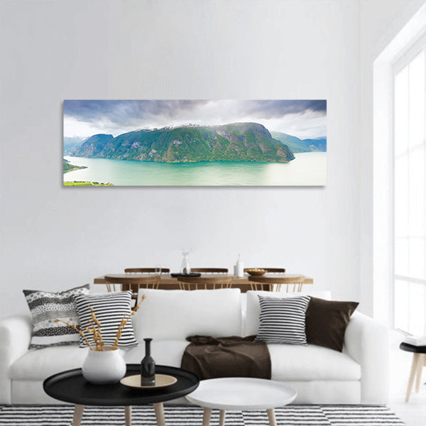 Scenic nature landscape panoramic canvas wall art
