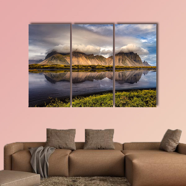 Vestrahorn Mountain Iceland multi panel canvas wall art