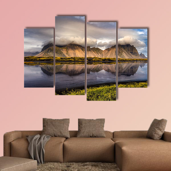 Vestrahorn Mountain Iceland multi panel canvas wall art