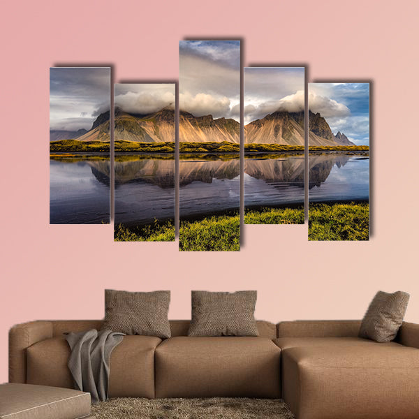 Vestrahorn Mountain Iceland multi panel canvas wall art