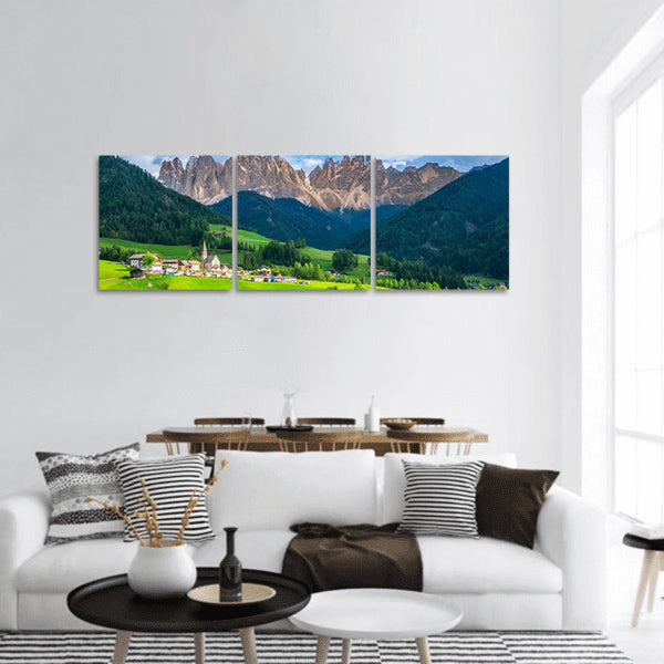 Dolomites Italy landscape panoramic canvas wall art