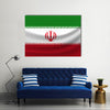 Vector illustration of waving national flag of Iran Multi Panel Canvas Wall Art