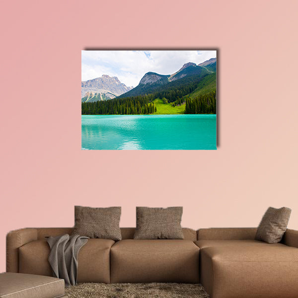 Amazing Emerald Lake Multi panel canvas wall art