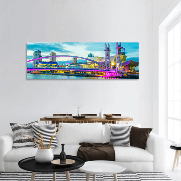 View of the Lowry theater panoramic canvas wall art