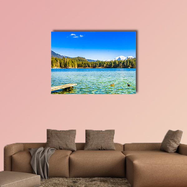 View on beautiful Lake Hintersee in the Bavarian Alp wall art