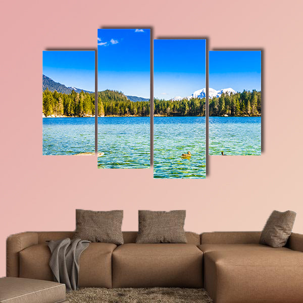 View on beautiful Lake Hintersee in the Bavarian Alp wall art