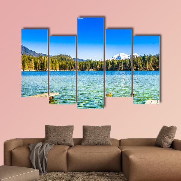 View on beautiful Lake Hintersee in the Bavarian Alp wall art
