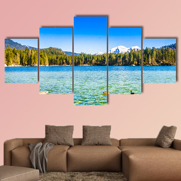 View on beautiful Lake Hintersee in the Bavarian Alp wall art