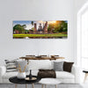 Buddha statue panoramic canvas wall art