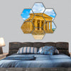 Concordia temple in the Valley of temples hexagonal canvas wall art