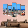 Classic view of hot Barcelona in Spain multi panel canvas wall art