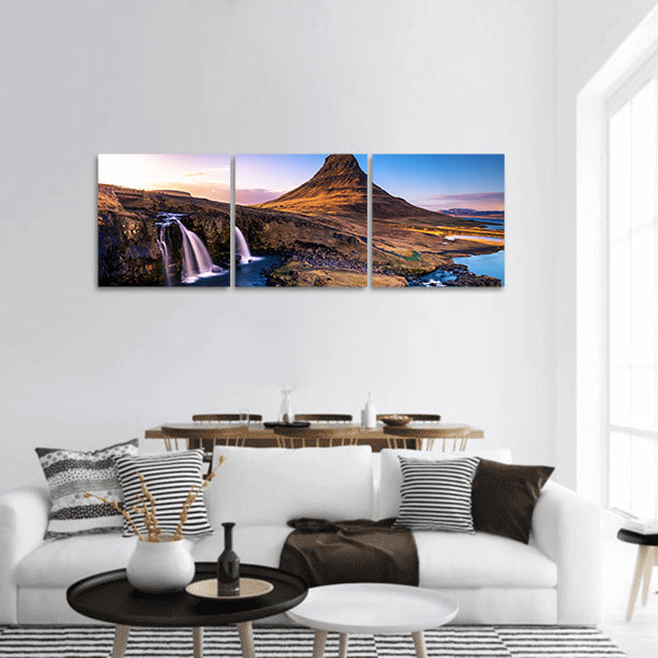 Kirkufjell mountain panoramic canvas wall art