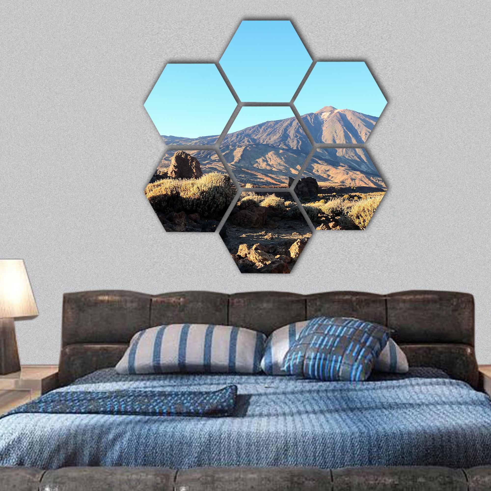 National Park Tenerife Canary Islands Spain hexagonal canvas wall art