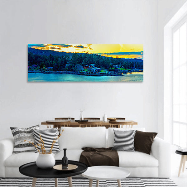 Georgia landscape panoramic canvas wall art