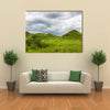 Rolling hills, lush green grass Republic of Congo, Central Africa Multi panel canvas wall art