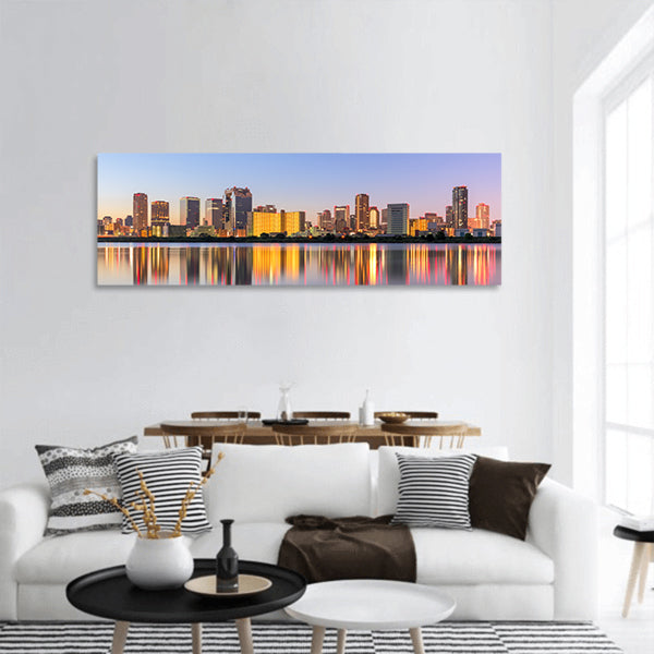 Japan Umeda District panoramic canvas wall art