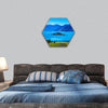 Beautiful Lake Wanaka New Zealand hexagonal canvas wall art