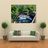 Roman Bridge located in the Ordino region of Andorra Multi panel canvas wall art