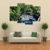 Roman Bridge located in the Ordino region of Andorra Multi panel canvas wall art