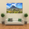 Aruba Mountain Past Homes Multi panel canvas wall art