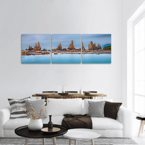 Japan at the Hashi-gui-iwa panoramic canvas wall art