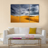 desert dune and storm sky Multi panel canvas wall art