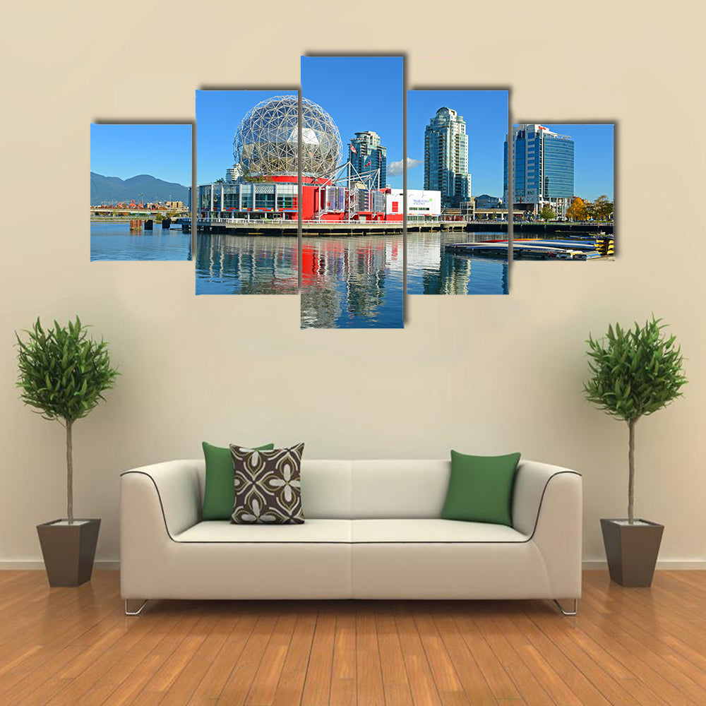 Vancouver Science World in Vancouver, Province of British canvas wall art