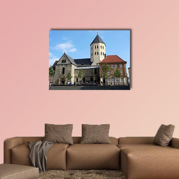 St. Ulrich church, Paderborn, North Rhine-Westphalia, Germany multi panel canvas wall art