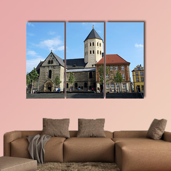 St. Ulrich church, Paderborn, North Rhine-Westphalia, Germany multi panel canvas wall art