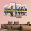 The Birmingham, Alabama, USA downtown city skyline multi panel canvas wall art