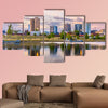 The Birmingham, Alabama, USA downtown city skyline multi panel canvas wall art