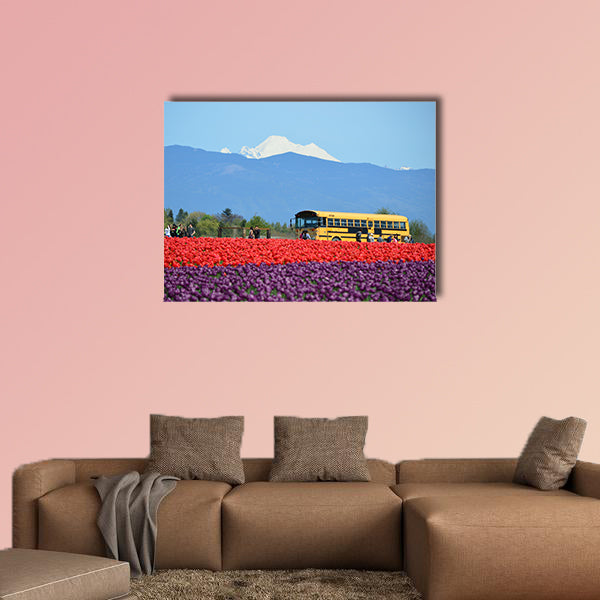 Spring Season in Skagit Valley Multi panel canvas wall art