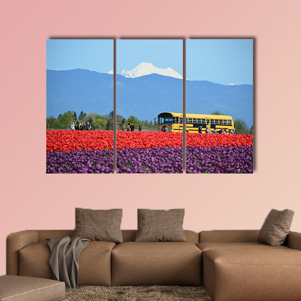 Spring Season in Skagit Valley Multi panel canvas wall art
