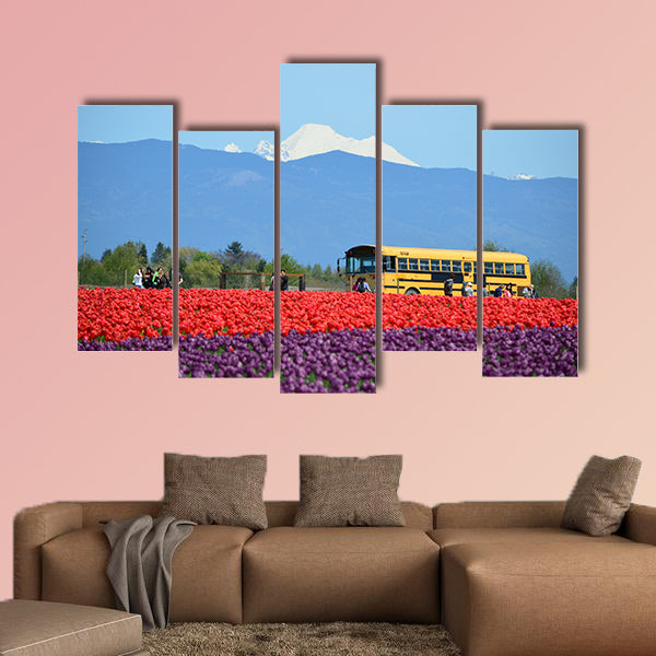 Spring Season in Skagit Valley Multi panel canvas wall art