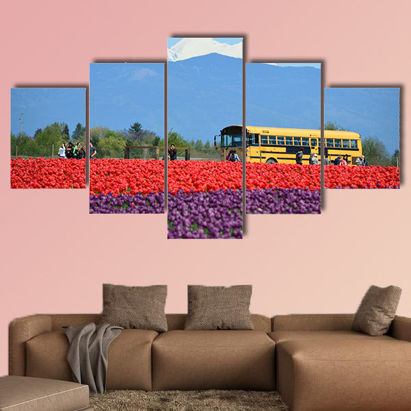 Spring Season in Skagit Valley Multi panel canvas wall art