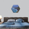 Fogher Cliffs at the Irish west coast hexagonal canvas wall art