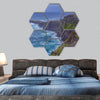 Fogher Cliffs at the Irish west coast hexagonal canvas wall art