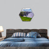 Cliffs of Moher at the Atlantic coast of Ireland hexagonal canvas wall art