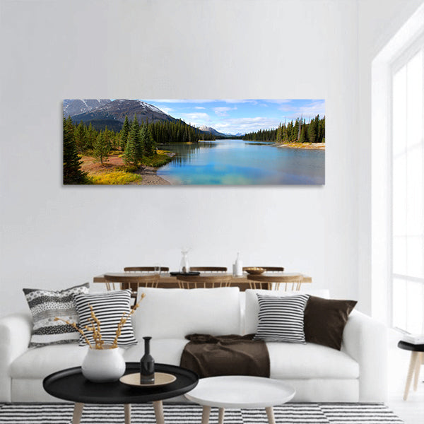 View of Porcupine creek panoramic canvas wall art