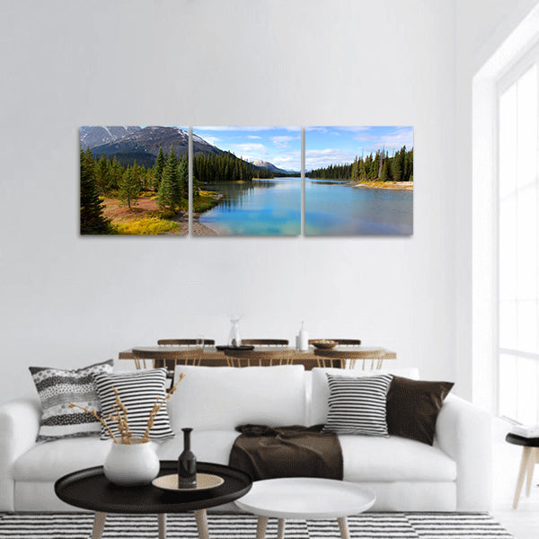 View of Porcupine creek panoramic canvas wall art